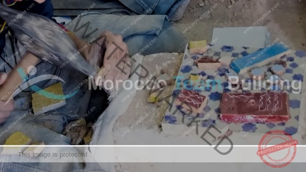 Atelier zellige et poterie marocaine