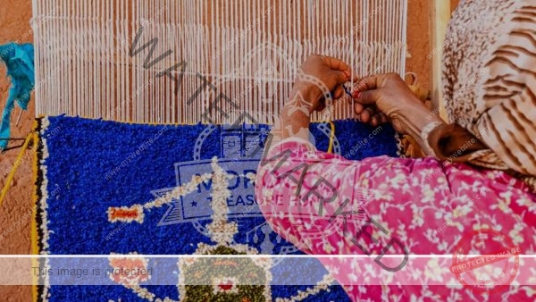 Activités du tissage de tapis berbères